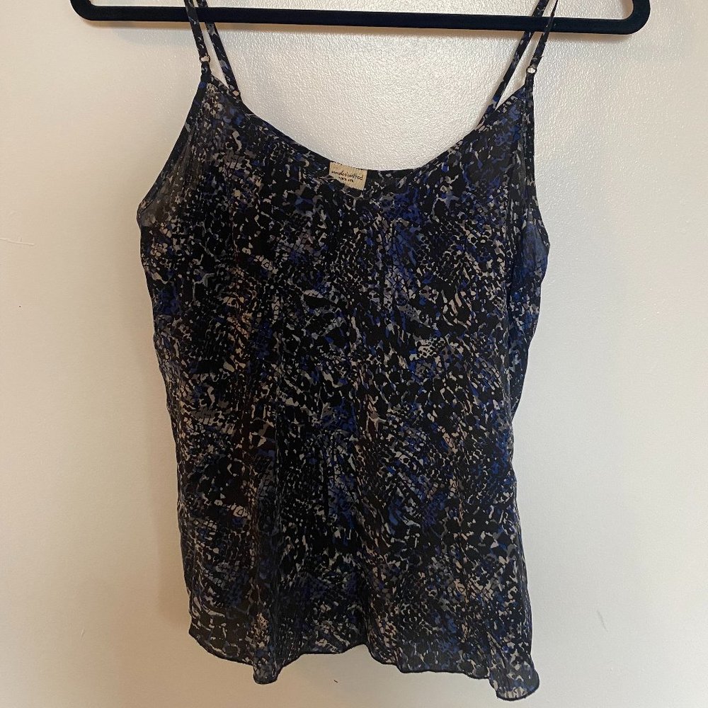 Wilfred Flowy Spaghetti Strap Silk Camisole, M